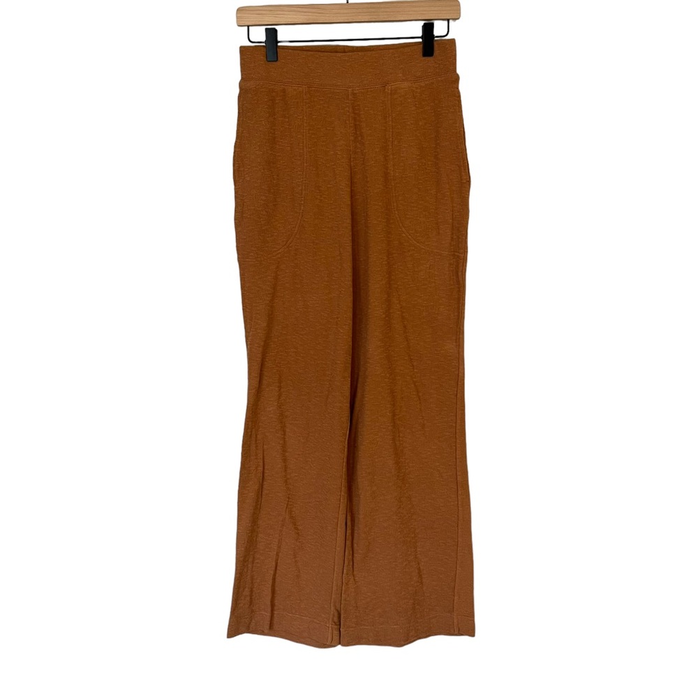 Free People Beach Golden Sands Wide Leg Brown Pants